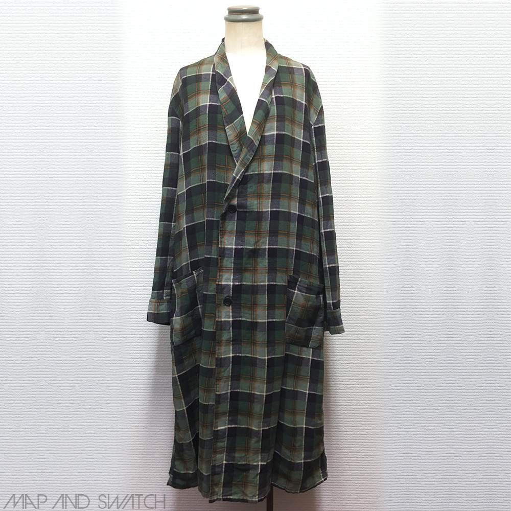 Check Printed Flannel Robe