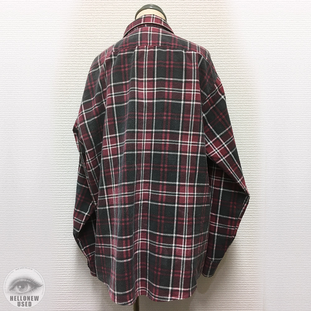 Red and Black Printed Flannel Shirt
