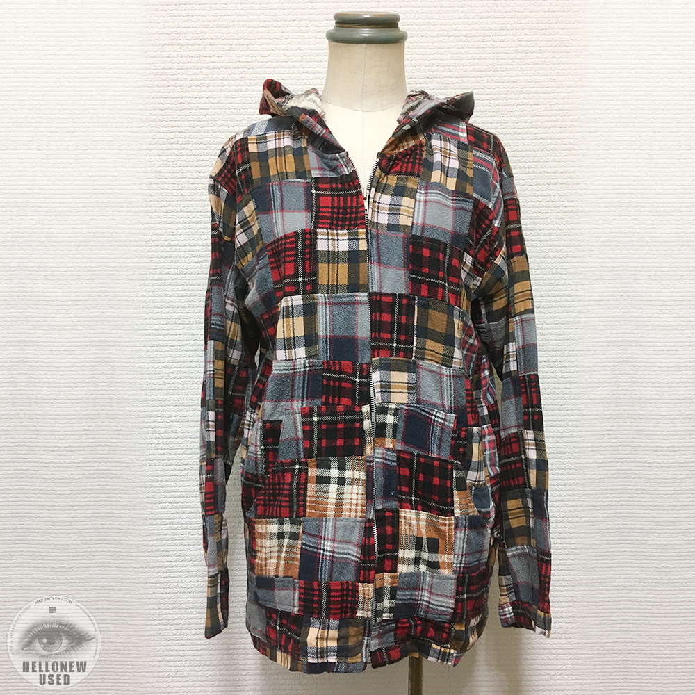 Patchwork Check Hoody