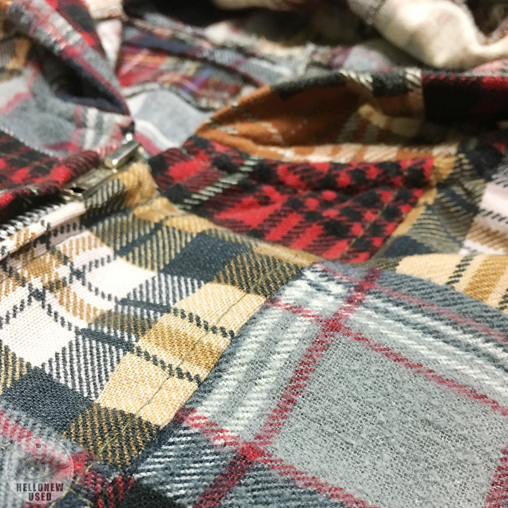 Patchwork Check Hoody
