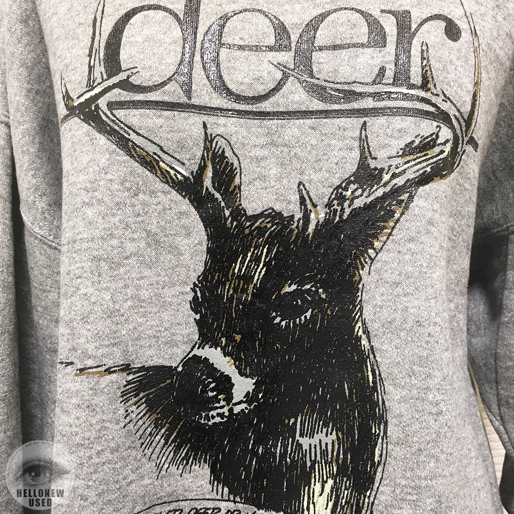 Deer Print Sweatshirt