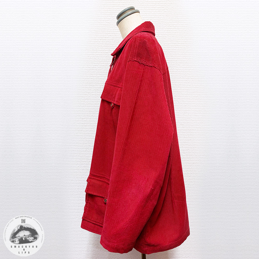 Red Cords Zipup Shirt